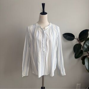 Current Elliott Annabelle Popover Shirt Size 1/ US S Women's